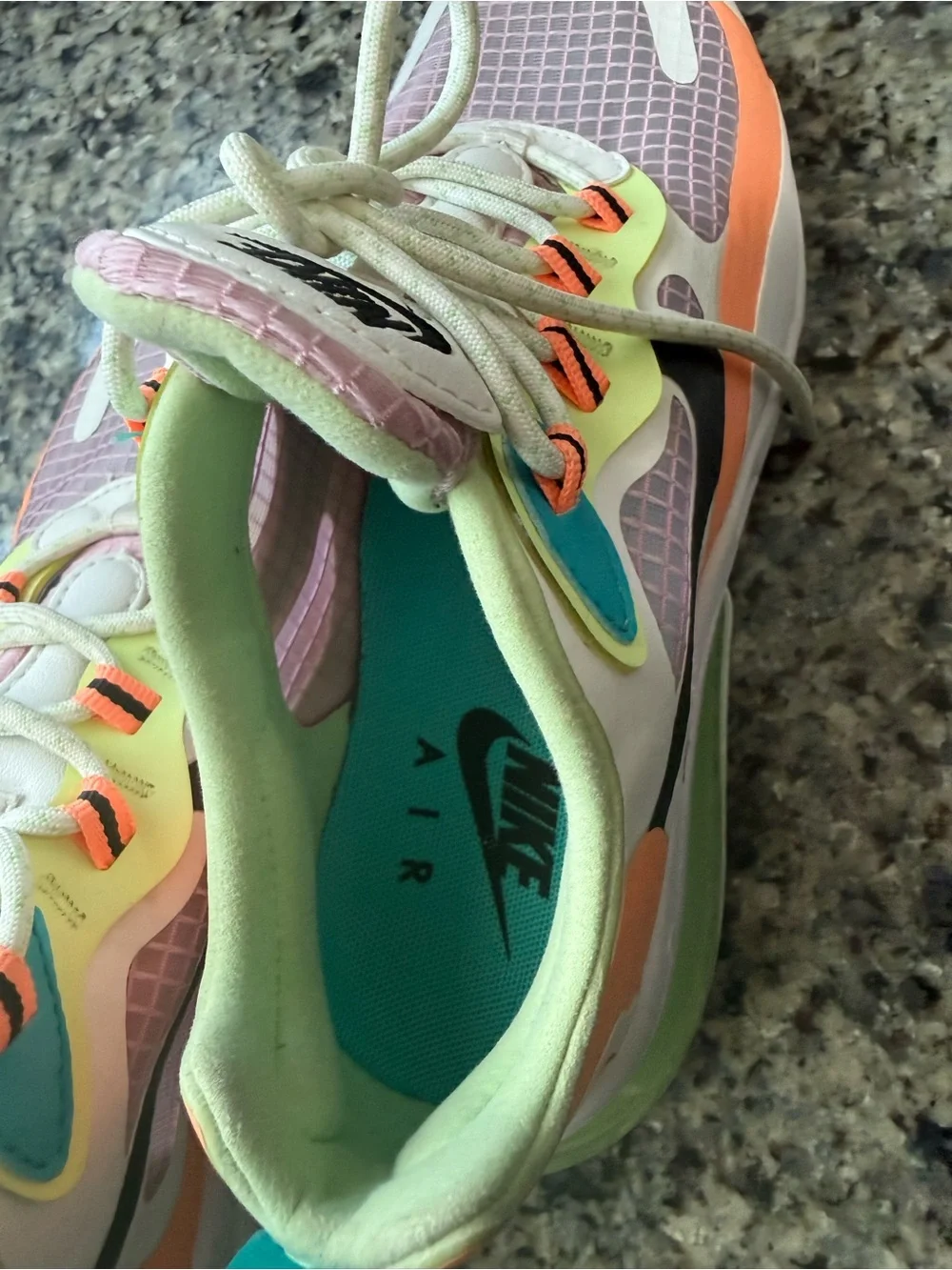 Kids Athletic Sneakers in Pastel Multi-Color